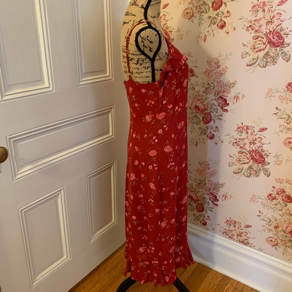 American Eagle | Vintage 90s Y2K Floral Dress - Picture 4 of 8